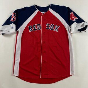 Kevin Youkilis Boston Red Sox Majestic Jersey Men's Large Baseball MLB